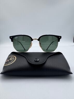 Ray-Ban RB4416 New Clubmaster Black Arista Frame Green Lens 51mm New